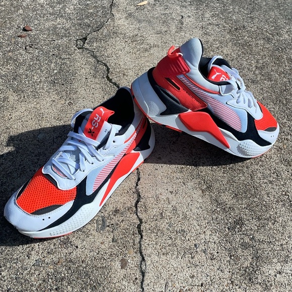 Puma RS-X Reinvention 'Red Blast' White Black Running System!!!! NO INSOLE - Picture 11 of 11